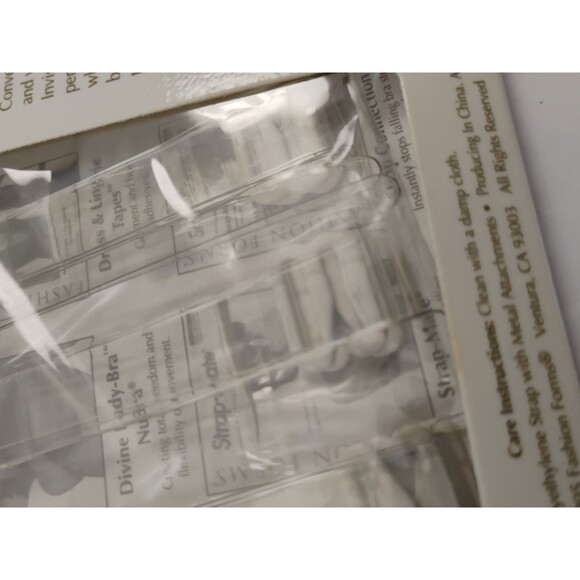 Invisible Bra Straps Fashion Forms 2 inside package - Picture 8 of 13